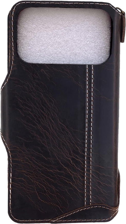 Yogurt 17 17 6.9-inch Case Compatible for iPhone Pro Max, Genuine Leather Wallet Cover Compatible for iPhone Pro Max