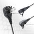 2-wire K-plug Earpiece Walkie Talkie Headset with Mic Transparent Acoustic Tube Compatible with KENWOOD Baofeng and Retevis Two-Way Radios for Police Bodyguard Security Personnel