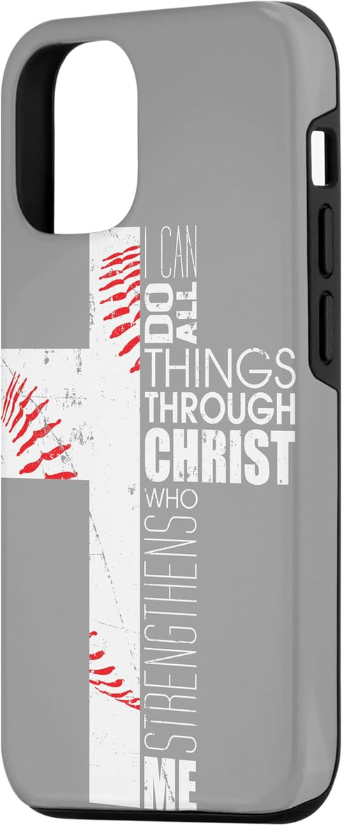 iPhone 14 Gifts For Baseball Players Phone Cases Christian Bible Verse Case