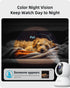 blurams 2K, 360-degree 2-Way Security Camera Baby Monitor Dog Camera for Home Security w/Smart Motion Tracking, Phone