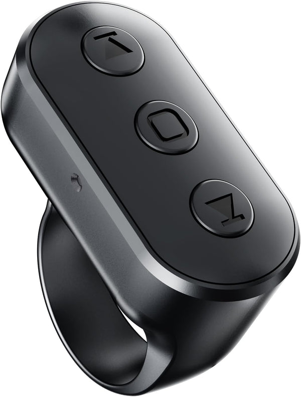 Kefotic Wireless Ring Remote for iPhone Android Camera with Zoom. Phone Front/Rear Camera