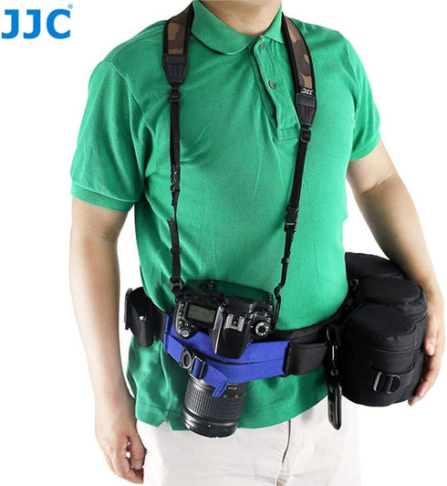 JJC GB-1 Adjustable Photography Utility Belt, Wrist Waistband Belt for Carrying Gear Bag Case, Lens Pouch, Flash