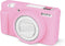 Rieibi ZV-1F Soft Silicone Protective Case for Sony ZV1F/ZV-1M2/ZV-1 Mark II Vlog Camera, Lightweight, Pink