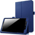 Case for Galaxy Tab A 10.1 (2016 NO S Pen Version), Premium PU Leather Folio Smart Stand Cover (Dark Blue)