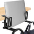 WHQLANG Desk Side Laptop Holder, Vertical Desk Side Storage Laptop Holder, Adjustable Laptops