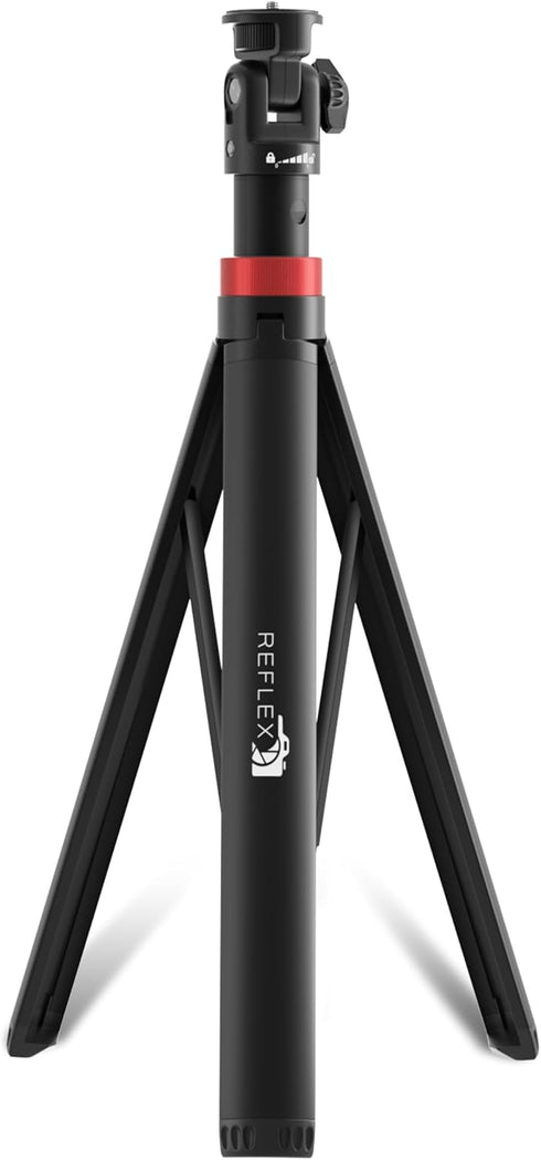 Reflex Camera 76" 190cm 1/4" 180 Lightweight Tripod Stand Extendable Aluminum up to in Height, Lightweight & Portable
