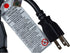 Power Cord Extension and Splitter, NEMA 5-15P to NEMA 5-15R x 2, 16 AWG, 13A, 125V (ZWACPQAG-14)