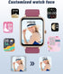 GRV Smart Watch for iOS and Android, IP68 Waterproof Fitness Tracker with Heart Rate/Sleep Monitor