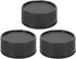 3 * Lens & 3 * Camera Body Rear Lens Cover for Leica M Mount - Black