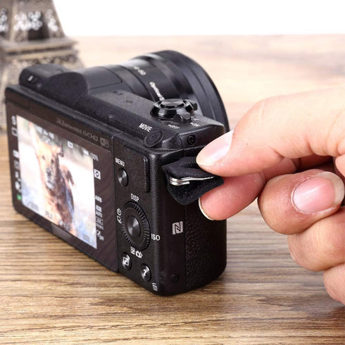 Leather Protector Cover Pad for DSLR Rangefinder SLR Mirrorless Camera Strap with Split Ring Hook