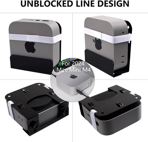 Gmailmall Cable Box Mount Modem Adjustable Wall Mount for Most Narrow Media Players Compatible with Roku, Router, Fire