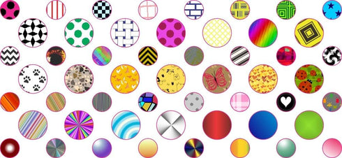 StickerTalk Decorated Camera Dots Webcam Covers, 1 Sheet of 32 Stickers at 0.25