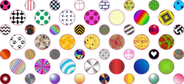 StickerTalk Decorated Camera Dots Webcam Covers, 1 Sheet of 32 Stickers at 0.25
