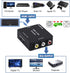 HDMI to RCA Converter, 1080P HDMI to 3RCA CVBs Composite Video Audio Adapter for TV Stick, Roku, and more