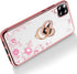 B-wishy Glitter Crystal Butterfly Heart Floral Case for Samsung Galaxy A12 5G, Slim Luxury Bling TPU with Ring Grip