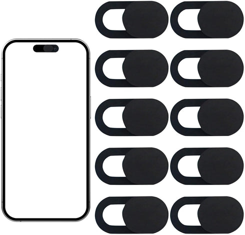 Ksheria 10Pcs Webcam Cover Slide, Thin Web Camera Covers, Laptop Camera Cover Slide, Computer Camera Cover, Camera