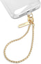 MOUTAKEY Phone Wrist Strap Metal Phone Chain Wristlet Strap Detachable iPhone Lanyard