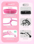 iClever Kids Headphones, 85dBA Safe Volume, Tangle Free, Swivel Foldable, 3.5mm Jack, Bulk 5 Pack for School/Classroom