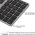 Bluetooth Numeric Keypad, 35 Keys Ultra Thin Number Pad, Bluetooth 5.0 Rechargeable for Tablet, Windows,