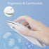 Uiosmuph G11 Wireless Mouse, USB C Rechargeable Slim Silent Computer Mouse with USB Nano Receiver for Laptop/Mac/PC