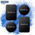 Metal Plate for Magnetic Phone Mount - 4 Packs Ultra Thin Black Metal Disc with Strong 3M Adhesive Sticker -