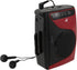 GPX Portable Cassette Player, Compatible with Headphone, Requires 2 AA Batteries, Red/Black (CAS337B)