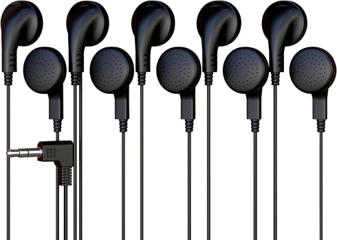 Redskypower 5 Pack Bulk Wired Earphones, In Ear Earbud Headphones with 3.5mm Jack,