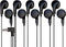 Redskypower 5 Pack Bulk Wired Earphones, In Ear Earbud Headphones with 3.5mm Jack,