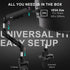 WALI 17-49 Inch 33 Lbs, 75/100mm (GSM001XLN), Heavy Duty Single Monitor Arm for Flat Curved Ultrawide Screens, up
