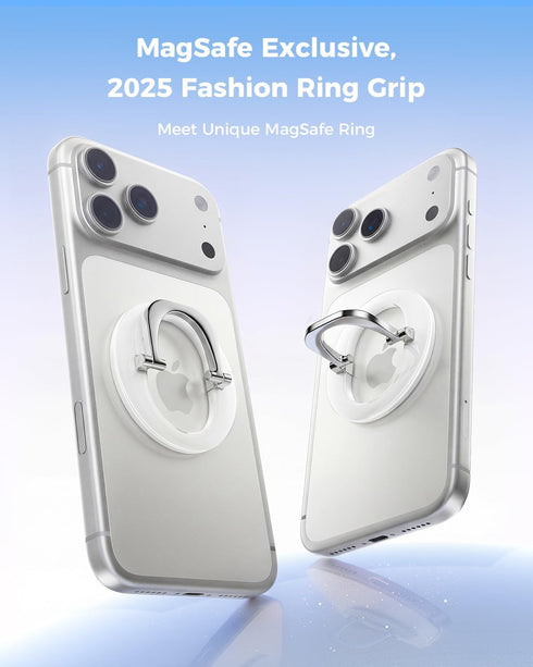 SUPERONE 17/16/15/14/13/12 for MagSafe Phone Grip, Adjustable Magnetic Phone Ring Holder, Removable Finger Phone Ring