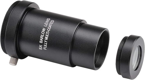 1.25-inch 5X Barlow Lens & Moon Filter Kit for Telescope Eyepieces
