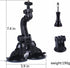 Smatree Double Suction Cup Mount for G*pro 12/11/10/9/8/7/Max/6/5/4/3+/3, DJI OSMO Action Camera 4/3, Updated Version