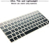 HRH Silicone Keyboard Cover Skin Protector for Magic Wireless Keyboard MLA22LL/A (A1644, 2015 Released), Ombre Grey,