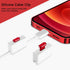 2 Pack Anti Dust Plugs for iPhone 13 Pro Max 14 12 Mini Dust Cover 8 Pin Dust Plug with Mini Storage Box iPhone Charging Port Plugs for iPhone 11 XS XR X 8 Plus SE 2020 2022 iPad Mini Air Red