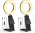 Evershop 2Packs-Ring Light for Computer Laptop,Video Conference Lighting kit for Zoom Meetings,5" Small