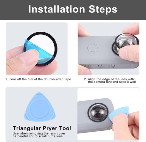 PULUZ Dual Lens Guard for Ricoh Theta SC2/S/V, Protective Cover Case for Ricoh Theta SC2 Camera Accessories