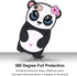 Cute iPhone SE 2020/SE 2022 Case, Panda iPhone 6/6s/7/8 Soft Silicone Shockproof Cover for Girls Women