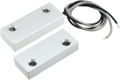uxcell Rolling Door Contact Magnetic Reed Switch Alarm with 2 Wires for N.O. Applications MC-52