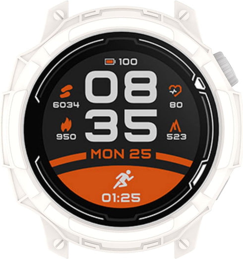FitTurn Designed Case for Coros Pace 2 Smart Watch, Rugged Protective TPU Bumper Case (Black, White, Blue)