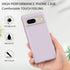 Amzpas Silicone Phone Case for Google Pixel 7, Soft Protective Cover for Men and Women, Durable Shockproof (Purple)