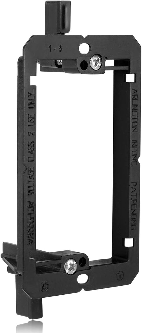 Brush Wall Plate Decora Style, Cable Pass Through Insert for Wires, Single Gang Cable Access Strap