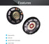 Fielect 5Pcs DIY Magnetic Speaker, 0.25W 8 Ohm, 29mm Diameter Round Shape Replacement Loudspeaker