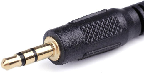 beler 0.4ft 10cm Right Angle 3.5mm Male to Male Aux Audio Cable