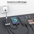 6.6Ft USB Extension Cable, 1 Male to 3 Female USB Adapter Compatible with Webcam, Camera, Phone, Mouse, Keyboard,