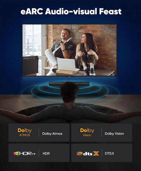 Kirei V Wire 8K/10K/4K 3.3 (1M), 48Gbps 8K@60Hz 4K@120Hz 2.0/2.1/2.2/2.3, HDMI Cable ft Ultra High Speed, eARC HDCP