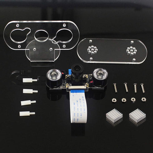 HiLetgo 5MP OV5647 1080p 2 3 Raspberry Pi Camera Adjustable-Focus Webcam Night Vision Camera Module Video
