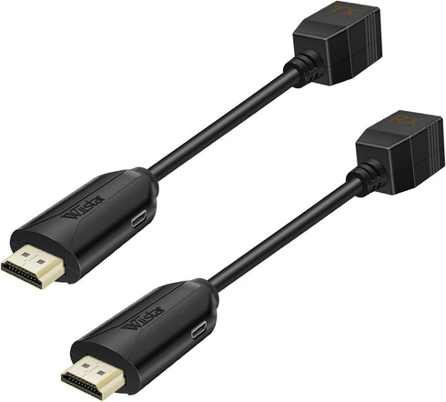 HDSUNWSTD HDMI Over Ethernet Cat5e / Cat6 RJ45 Ethernet Cable, Male to Female