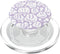 White Light Pastel Purple PopSockets MagSafe PopGrip for iPhone - Dripping Smile Face