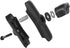 RAM Mounts RAM-B-201U Double Socket Arm (Medium) for RAM B Size 1" Ball Components
