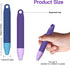 2 Pack Kid-Friendly Stylus Pens for Touch Screens, Purple and Blue Compatible with Kindle, iPad, iPhone